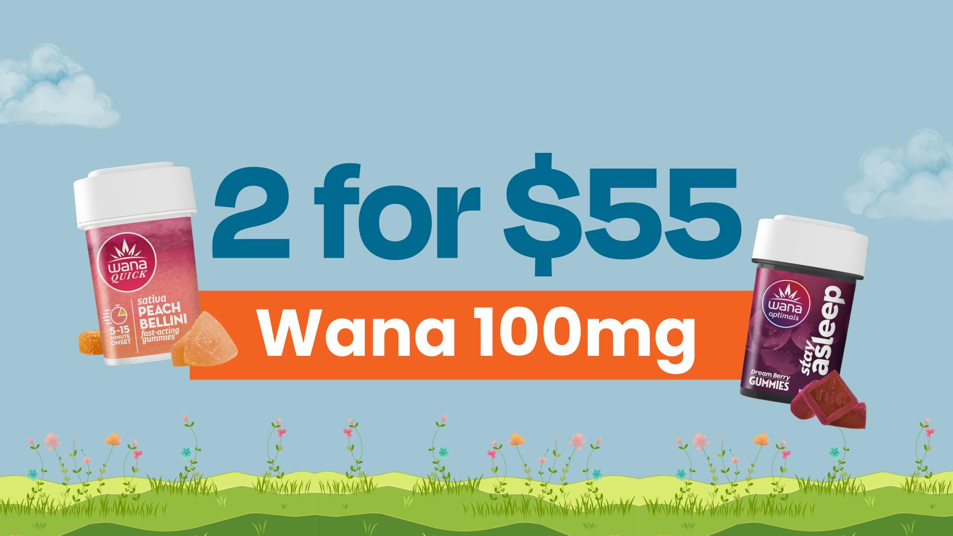 Wana 100MG - 2 for $55